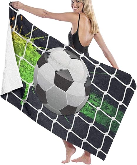Amazon バスタオル 大判 サッカー 人気 ハンドタオル 速乾 吸水 抗菌 防臭 家庭用 ふわふわ 柔らかい 80 130cm タオル バスタオル ホーム キッチン オンライン通販