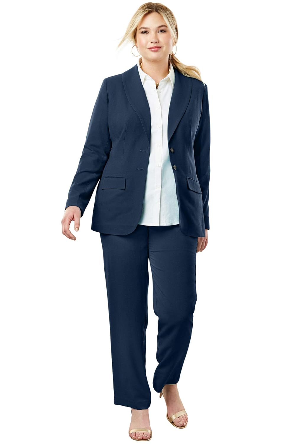 plus size after five pant suits