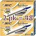 Value Pack of 48 - BIC Cristal Bold (1.6mm) Ball Pen, Blue, 48ct (MSBP241-BE)