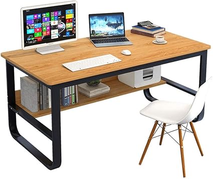Zhengowen Bureau D Ordinateur Etude Pc Portable Table Poste De Travail For La Maison Et De Bureau Table De Reunion Simple Pc Table D Ordinateur Portable Pour Bureau Amazon Fr Cuisine Maison