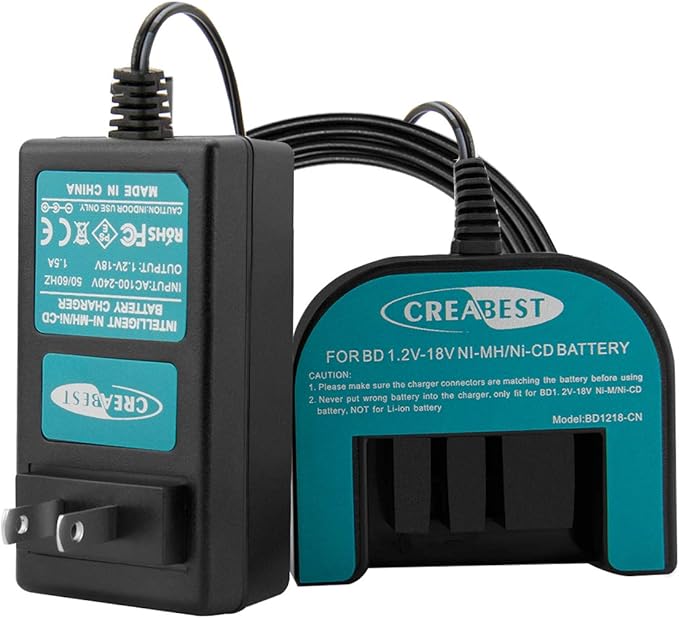 Creabest 1.2V18V NiMH/NiCD for 24476000 black and decker 18v