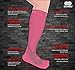 BLITZU Compression Socks 20-30mmHg for Women Clothing Active Base Layers Compression Grey L