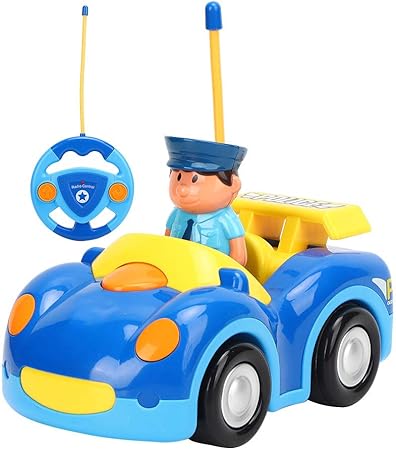 Amazon 車のおもちゃ リモコンの車のおもちゃ2ch電気漫画のrcカーモデルラジオコントロールのおもちゃ音楽 光と音 子供の誕生日プレゼント 濃紺 電子玩具 キッズ家電 おもちゃ