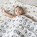 Muslin Swaddle Blankets | Baby Swaddle for Boys Or Girls | Baby Shower Gift | Super Soft 100% Cotton | 47 x 47 inch | Daydreams & Dimples