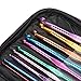 Mixed Aluminum Handle Crochet Hook Knitting Knit Needle Weave Yarn Set Full Kit,Crocheting Kits with PU Case