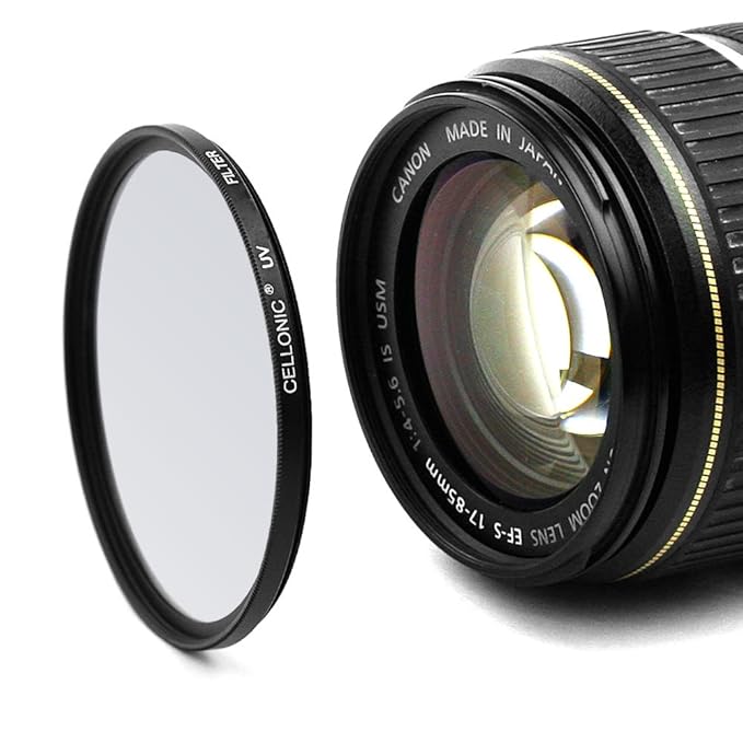 Cellonic UV Filter Filter kompatibel mit Fuji Fujinon XF 16-55mm F2.8 R LM WR (Ø 77mm) Schutzfilter