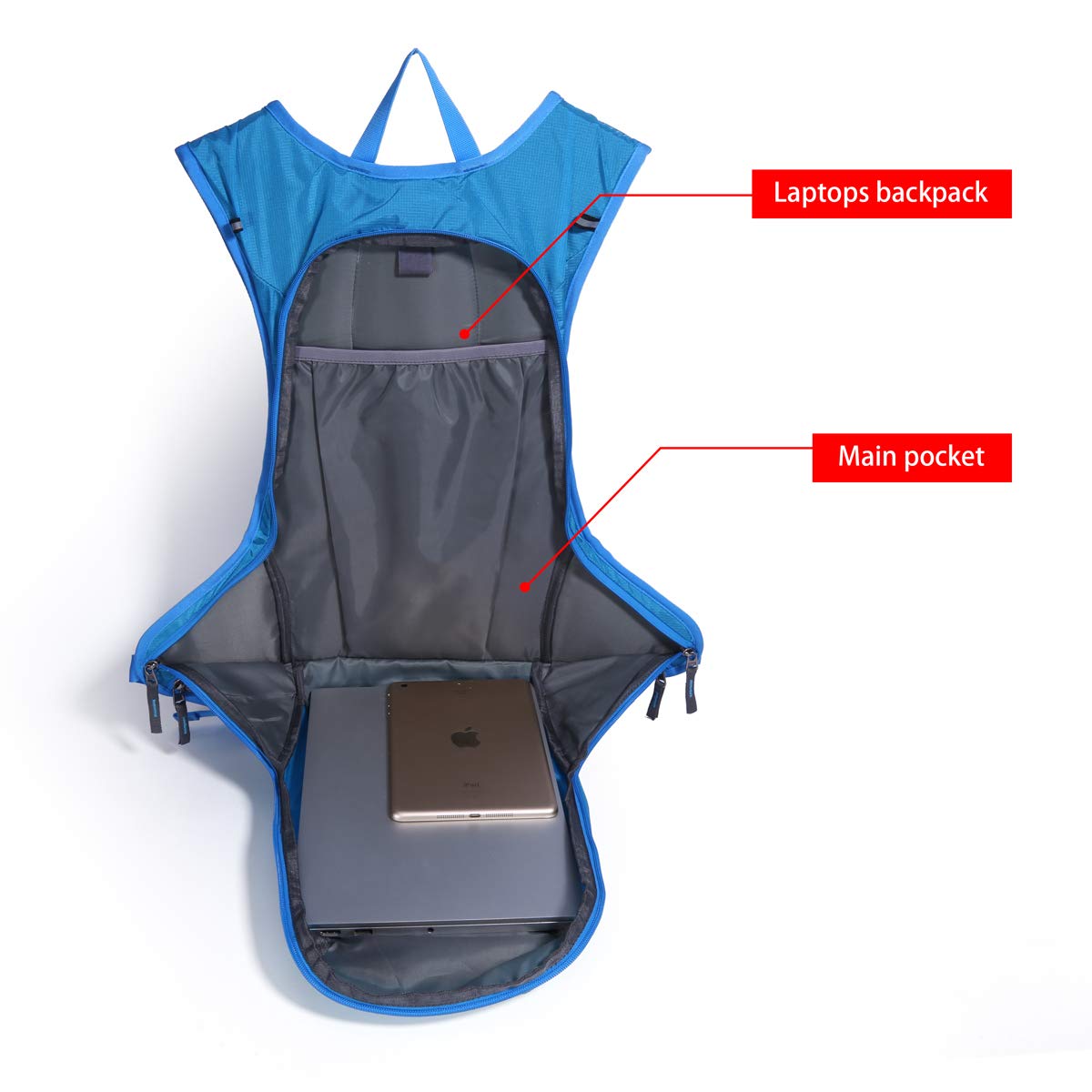 DAVIDNILE Hydration Backpack - Prefect Outdoor Gear for Skiing, Running, Hiking, Cycling, Camping, Climbing