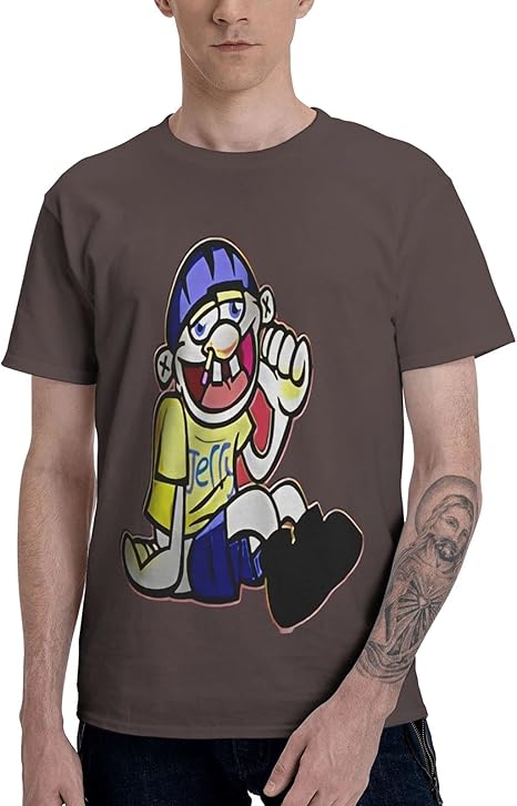 Amazon.com: Goniahingkh123 Sml-Jeffy Shirt 3D Graphics Men's Basic Short Sleeve Shirt: Clothing
