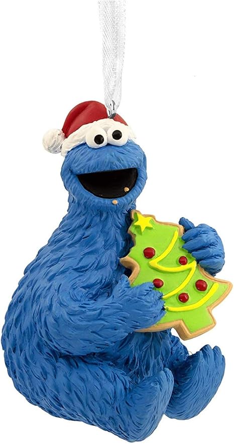 Amazon Co Jp Halmark セサミストリート クッキーモンスター クリスマスツリーオーナメント デコレーション ホーム キッチン