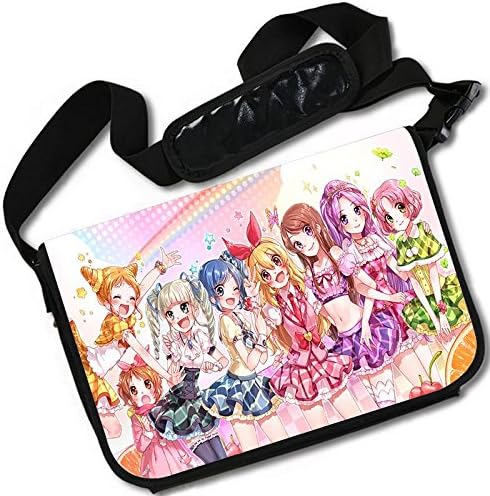 Amazon Com Roundmeup Aikatsu Anime Stylish Messenger Bag Lap Top Bag 15 X 11 Inches Mb Aikatsu 1 Sports Outdoors