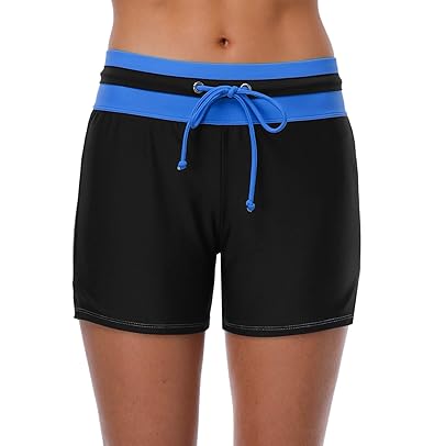 BeautyIn Damen Badeshorts Badehose Sports Schwimmshort UV Schutz Schwimmhose Wassersport Boardshorts