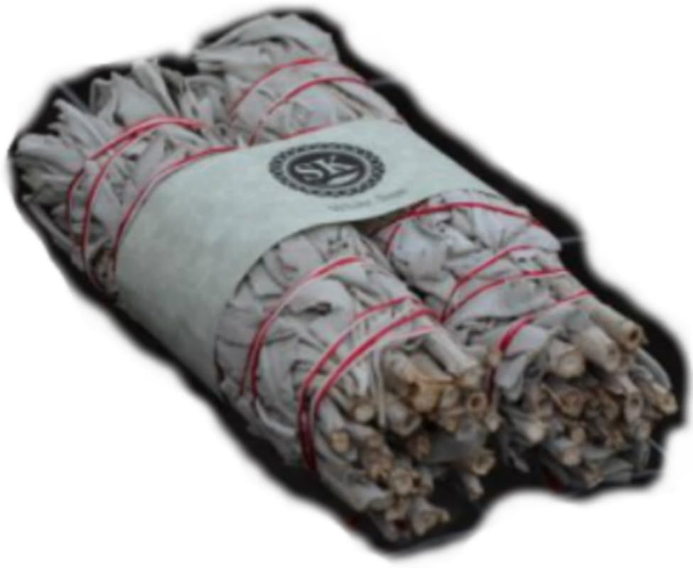 2 Pack Small (5"-6") White Sage Smudging Sticks - SK White Sage INC.