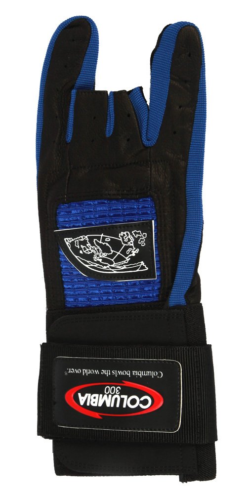 Columbia 300 Pro Left Wrist Glove, Blue, Large Bowling