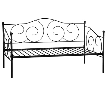 Amazon.com: BestMassage Twin Size Daybed Frame Metal Sofa Bed 