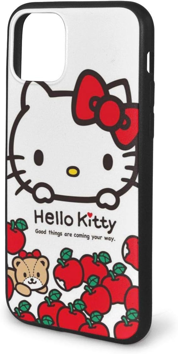 Ultra-Thin Hello Kitty Phone 11 Case Silicone TPU Soft Shell Fun to Protect The Screen and Camera for iPhone 11 Pro Max