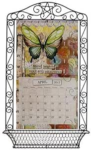 Amazon.com: Wrought Iron Calendar Frame, Assorted Organization by Lang ...