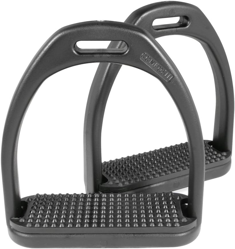 PFIFF Plastic Stirrup - Pony, Black