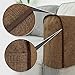 Joywell Sofa Arm Covers Anti-Slip Armrest Protector for Living Room, Armchair Slipcover for Armrest Recliner with 4 Pockets for Tv Remote, Phone, Set of 2, Chocolate