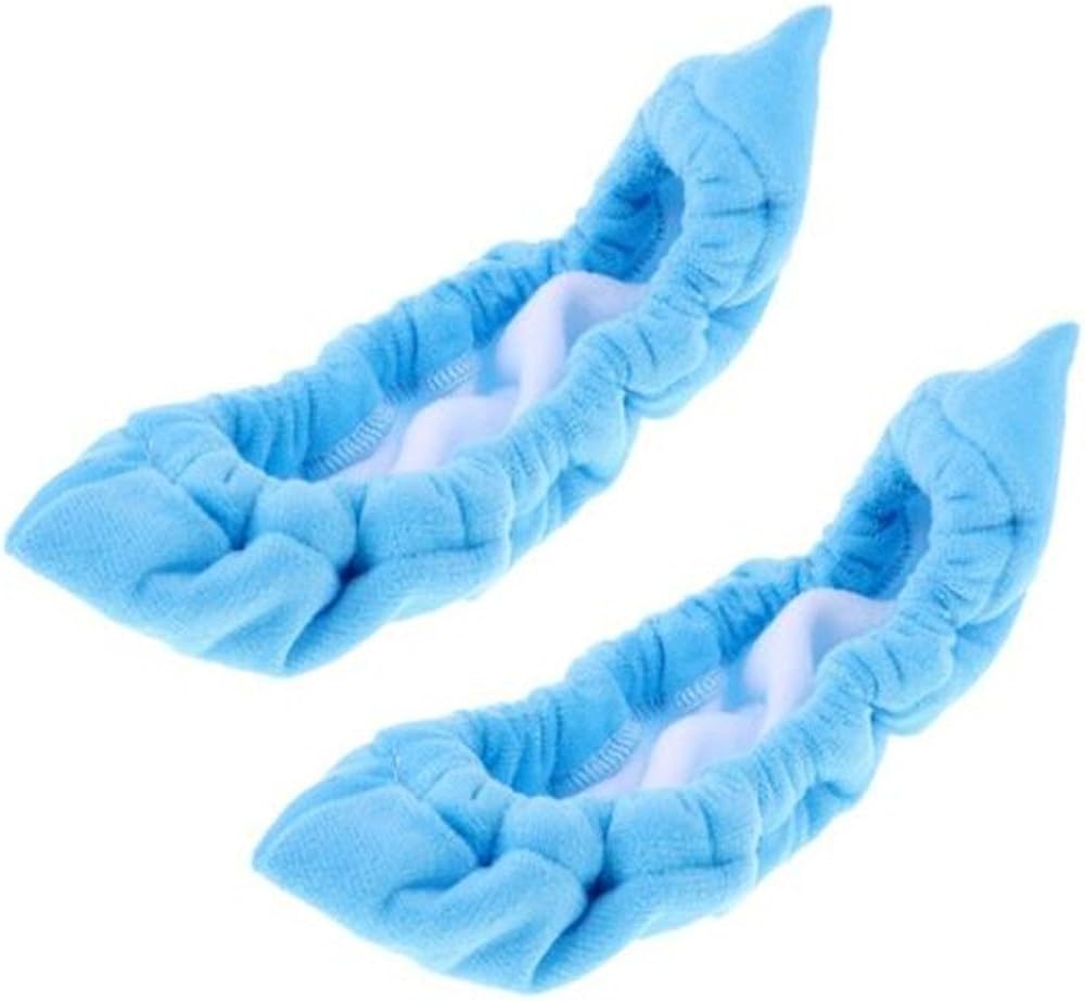 LIUHUO Ice Skate Boot Covers Sold in Pair Terry Cloth Blades Covers (Red) : Sports & Outdoors