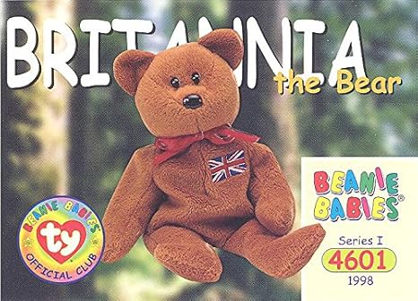 ty beanie babies britannia the bear