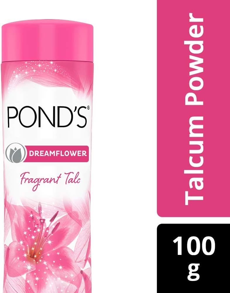 Ponds Dreamflower Fragrant Talc, 100g (Pack of 3), Pink, 33.33 g (Pack of 3) - Image 3