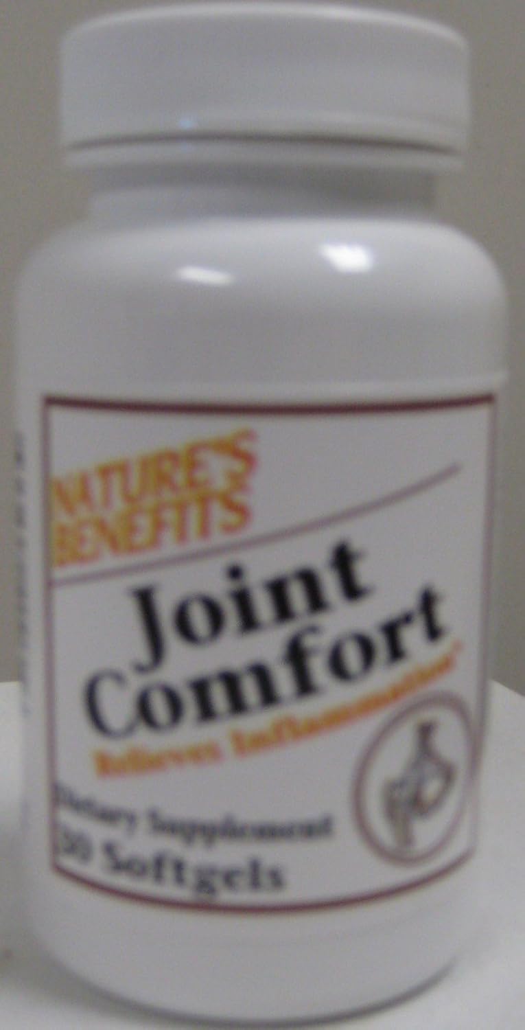 Nature's Benefits Joint Comfort 4 Bottles 120 Softgels Health & Personal Care