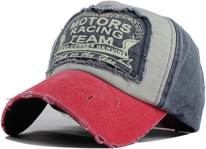 XIAOAO Gorra de algodón de Primavera Gorra de béisbol Gorra de Verano Gorra de Hip hop Gorra ajustada Hombres y Mujeres Multicolor