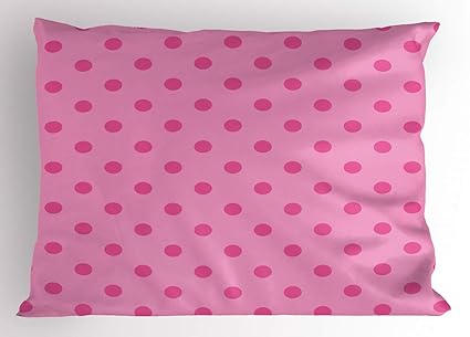 Amazon Com Ambesonne Hot Pink Pillow Sham Classical Simplistic
