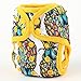 Sigzagor Newborn Baby Diaper Nappy Cover 8lbs-10lbs (Pineapple)