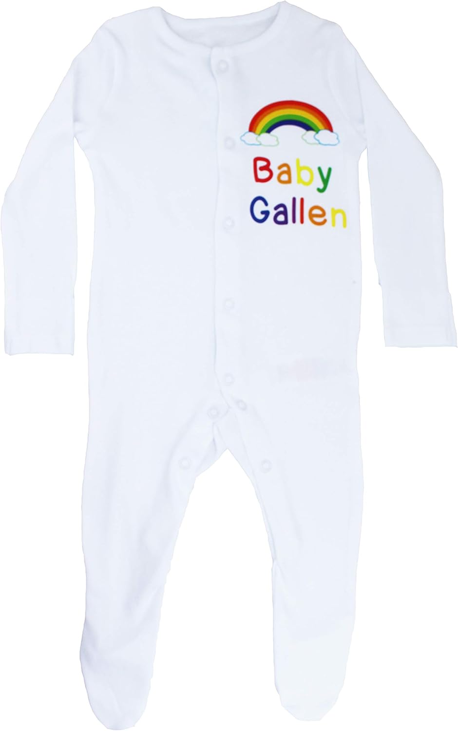 giraffe baby sleepsuit