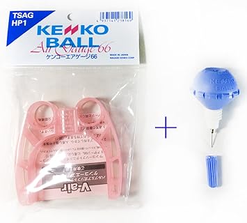 Amazon ナガセケンコー ソフトテニスポンプ専用 エアゲージ66 1個 空気入れ１個 ピンクかブルー バルブ式 Tsp V ナガセケンコー Kenko ボール