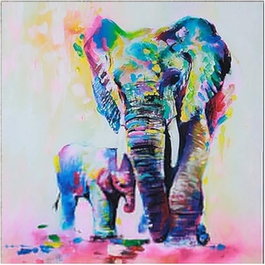 Amazon Com Elefante Arte Pared Pintura Decoracion Arte Impreso
