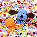 Mnixy Mixed Colours Pompoms for Crafts and Hobby Supplies (0.5 Inches, 1000 Pieces)