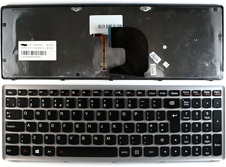 Ibm Lenovo Ideapad Z500 Silver Frame Backlit Black Windows 8 Uk Layout Replacement Laptop Keyboard Amazon Co Uk Computers Accessories