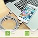 Eashion iPhone Cable, 3Pack 10FT Nylon Braided 8 Pin Lightning to USB Charger Cable, Compatible with iPhone 7/7 Plus/6s/6s Plus/6/6 Plus/5/5S/5C/SE/iPad and iPod(White)