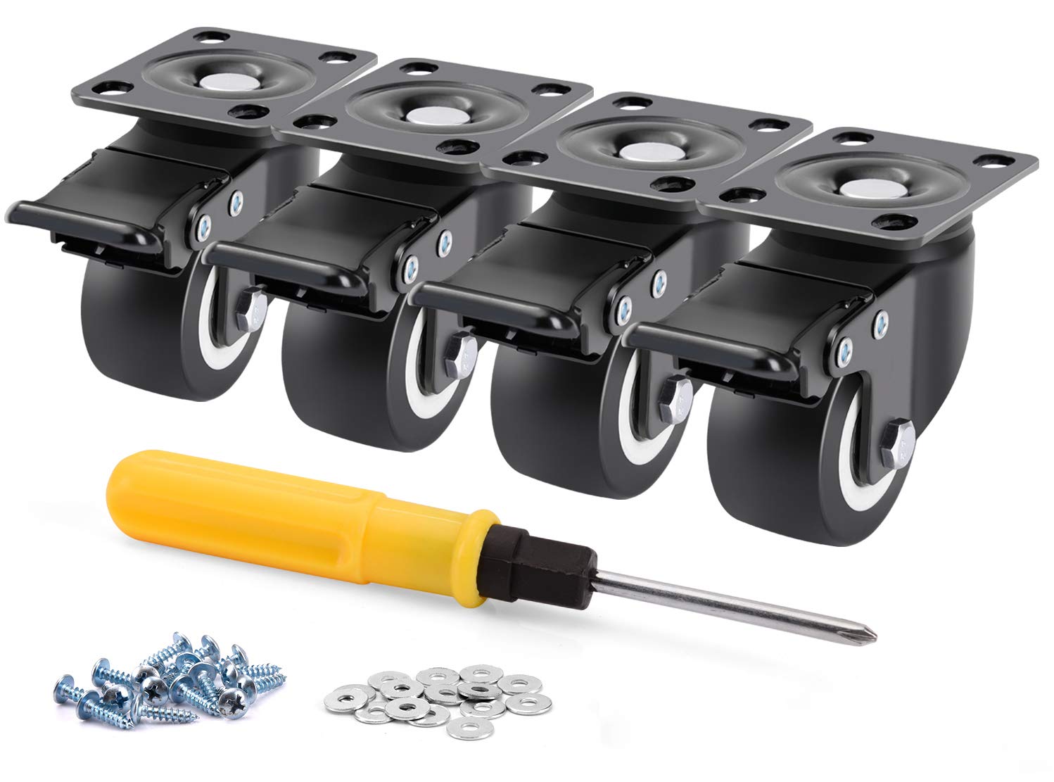 Best dual furniture caster wheels with plate