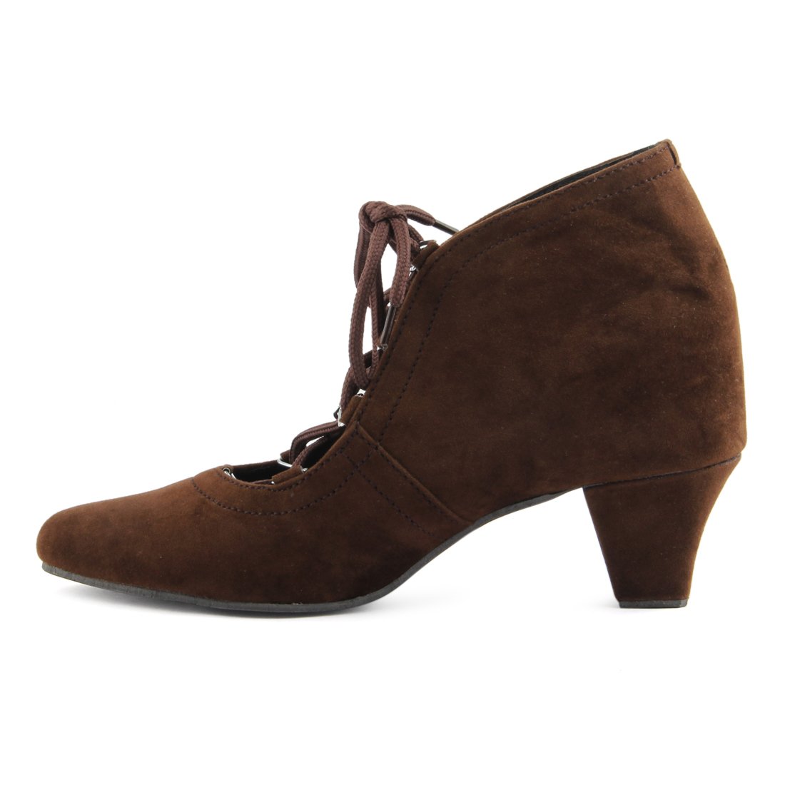 cute fashion dark brown boots