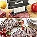 KLEMOO Meat Tenderizer Tool - 48 Ultra Sharp Needle Stainless Steel Blades Kitchen Tool for Chicken, Steak, Beef, Pork, Fish, Make a Difference in Tenderness (Black)