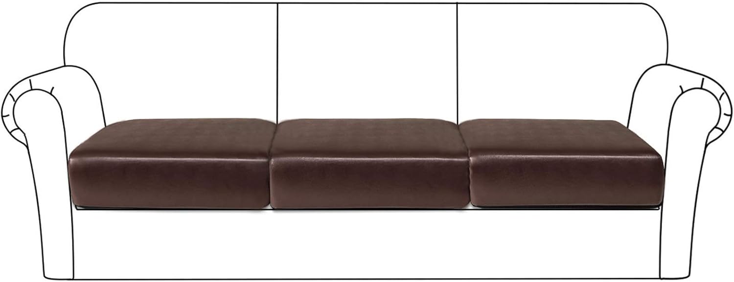 PU Leather Sofa Cushion Covers Sofa Seat Slipcover with