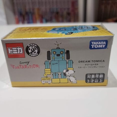 Amazon Co Jp スヌーピー おもしろサイエンスアート展 スヌーピーファンタレーション ドリーム トミカ Robot ロボットバス ホビー 通販