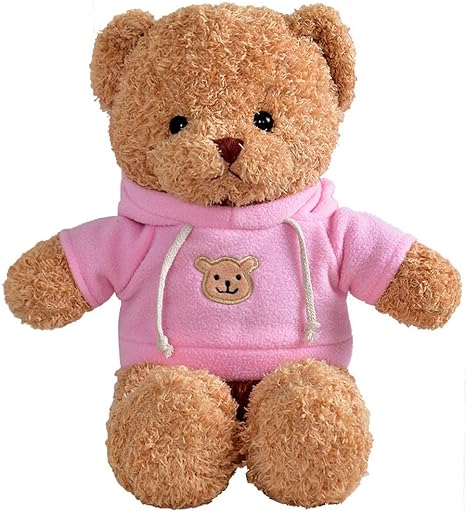 Amazon Tiiyar ぬいぐるみ くまの人気ベア 可愛い熊 プレミアム テディベア ピンク 38cm ぬいぐるみ おもちゃ