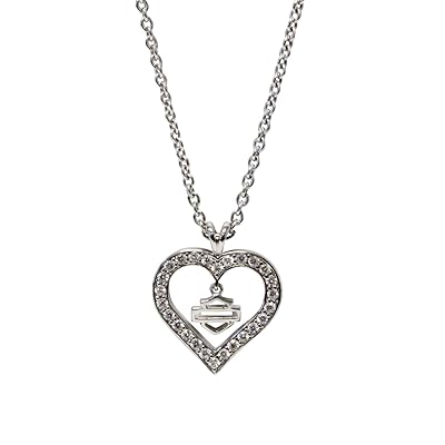 925 Silver Womens Harley Davidson Necklace Harley-Davidson