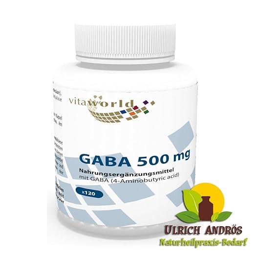 title=Vita World GABA 500mg 120 Capsule Acido Gamma-aminobutirrico Made in Germany
