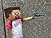 8 Bit Pixelated Black Stone Foam Gun Toy 10