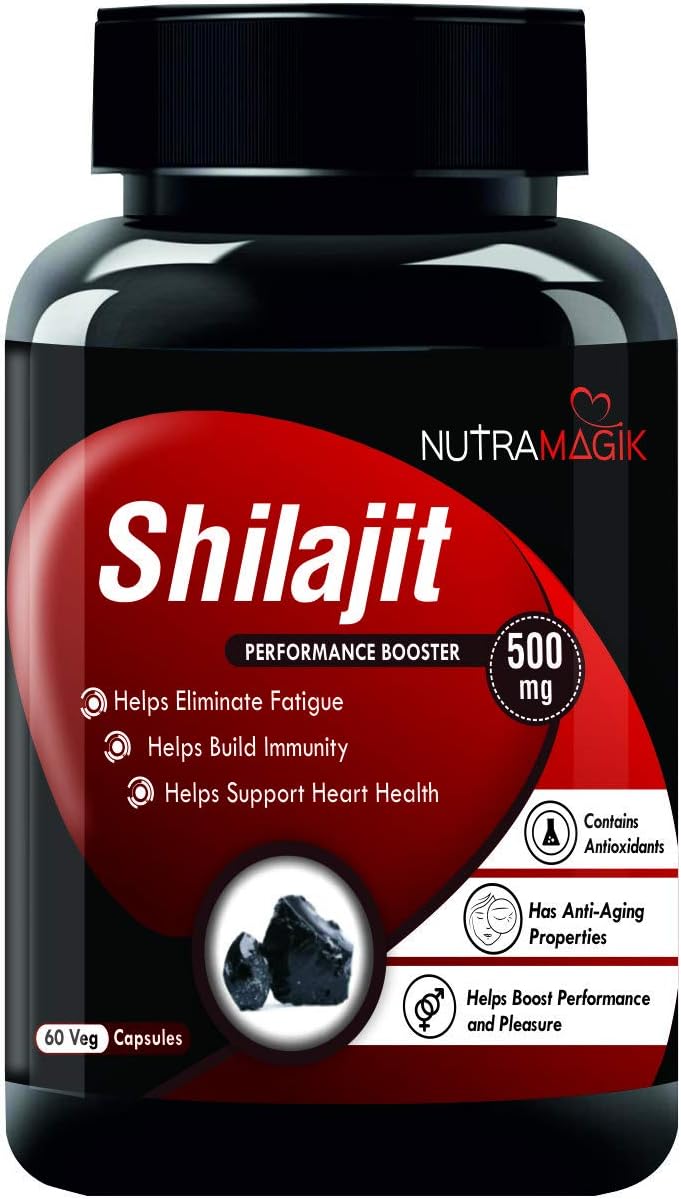 Nutramagik Shilajit Extracts 100% Natural & Pure 500mg-60 Capsules