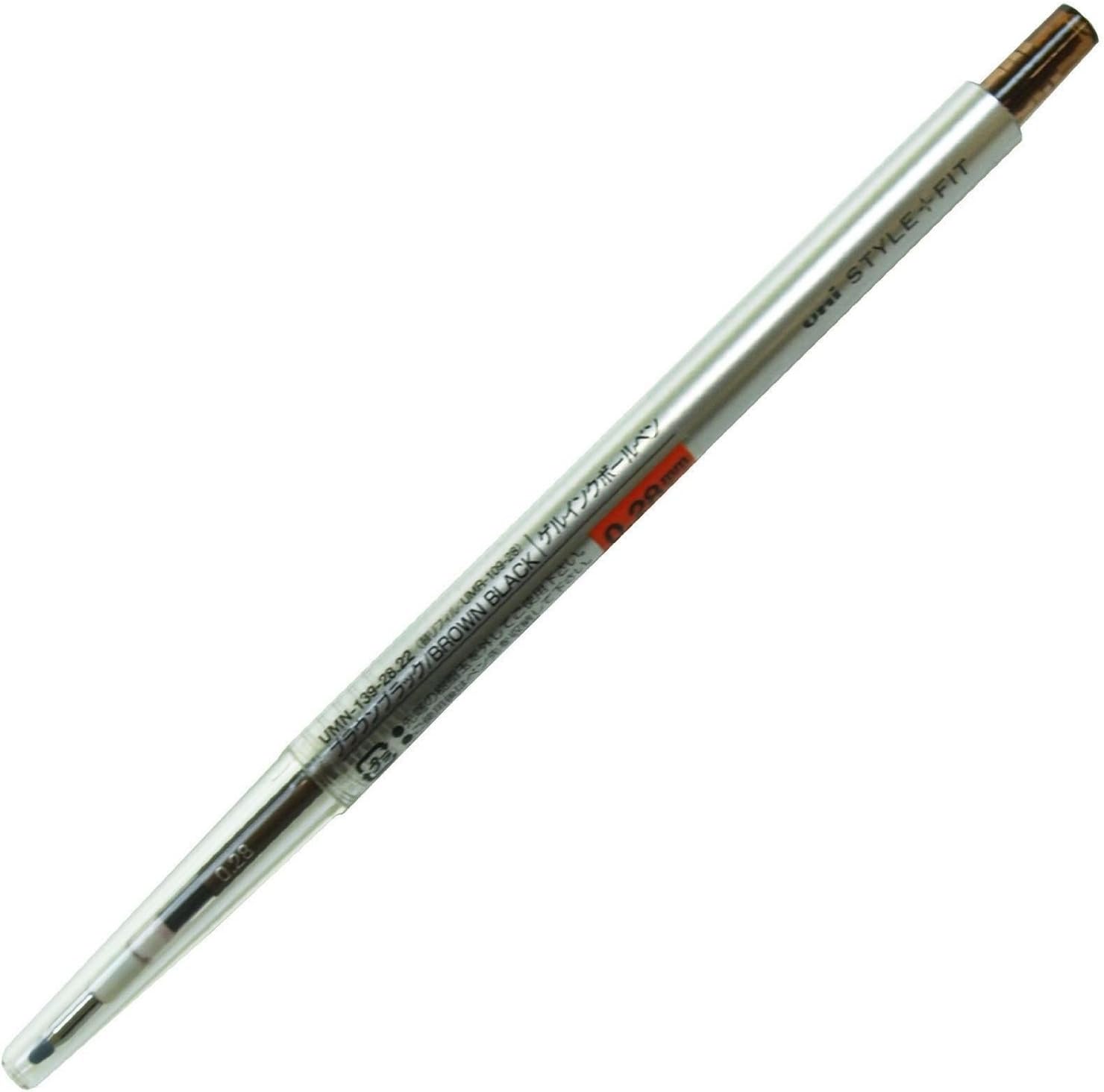 Uni Style Fit Single Color Slim Gel Ink Pen - 0.28 mm - Brown Black