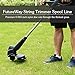 Future Way String Trimmer Replacement Spool Line ST4500 ST1000 GE600, Weed Eater String Autofeed Spool Line 20ft Compatible with Black Decker RS-136, Cordless Trimmer Edger Replacement (4 PCS)