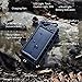 Solar Phone Charger for Cell Phone, External Power Battery Bank, Dual USB Portable Backup, Best Solar Panel for iPhone, Android, Tablet, GPS, Light Weight, Waterproof, Outdoor, LED Flashlight (Black)