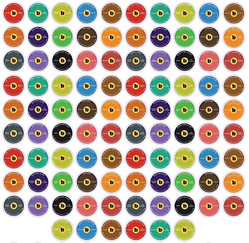 96 Count Variety (15 Exclusive Blends), Single-serve Cups Compatible with K-cup Brewers - Premium Roasted Coffee (Variety, 96 Compatible with 2.0)