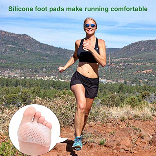 image for Feeke Metatarsal Pads Toe Separators Ball of Foot Cushions Forefoot Pa